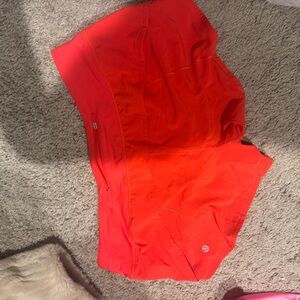 lululemon athletica Red Athletic Shorts